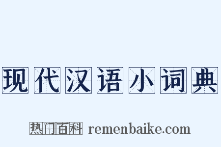 现代汉语小词典是什么意思的图片